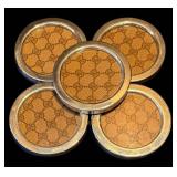 K - Set of Five Gucci Coasters