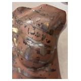 L - Two Artisan Wall Mounted Nude Torso Sculptures