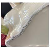 K - Vintage Fitz & Floyd French Market Pig Soup Tureen with Platter