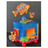 K - Folk Art Fish Sculpture