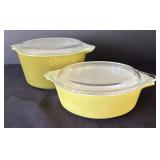K - Two Vintage Pyrex Casserole Dishes