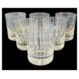 K - Set of Six Baccarat Harmonie Crystal Lowball Glasses