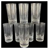 K - Set of Eight Baccarat Harmonie Crystal Tumblers