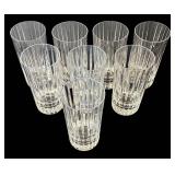 K - Set of Eight Baccarat Harmonie Crystal Tumblers
