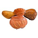 K - Set of 4 Copper Molds