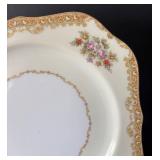 K - Vintage Noritake Rosebud Plates, Bowls and Cremes