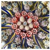K - Millefiori Floral Paperweight