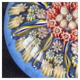 K - Millefiori Floral Paperweight