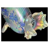 K - Stunning Iridescent Glass Fish David Tate Sculpture