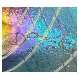 K - Stunning Iridescent Glass Fish David Tate Sculpture