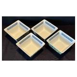 P - Caleca Ceramic Serving Bowl with Four Asian Style Dishes