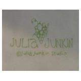 K - Six Inspirational Plates by Julia Junkin