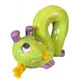 K - Whimsical Worm Ceramic Decor