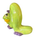 K - Whimsical Worm Ceramic Decor