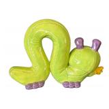 K - Whimsical Worm Ceramic Decor
