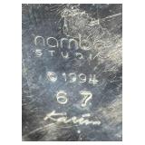 K - Vintage Nambe Studio Vase