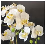 K - Artificial White Orchid Floral Arrangement