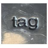 K - Two Orbit Design Figural Candle Holders with Candle Plates by Tag and More