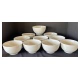 K - Ten Emeril by Wedgwood White Porcelain Bowls