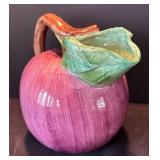 K - Pottery Barn Plum Pitcher and Fitz & Floyd Dish