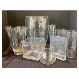 K - Collection of Crystal and Glass Vases