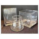 K - Collection of Crystal and Glass Vases