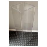 DR - Lucite Pedestal - Clear Acrylic Display Stand