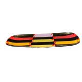 K - Vibrant Striped Serving Platter
