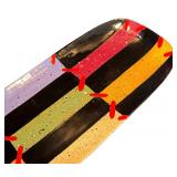 K - Vibrant Striped Serving Platter