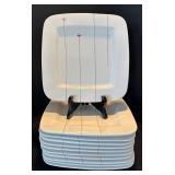 P - Line by Fapor Dinner Plates and Platter