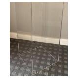 DR - Lucite Pillar Pedestal - Clear Acrylic Display Stand
