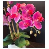 P - Faux Phalaenopsis Orchid Plant