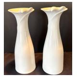 K - Two Dansk Dove Candle Holders