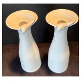 K - Two Dansk Dove Candle Holders
