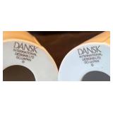 K - Two Dansk Dove Candle Holders