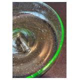 K - Hand Blown Glass Citrus Juicer - Controlled Bubble Design