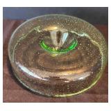 K - Hand Blown Glass Citrus Juicer - Controlled Bubble Design