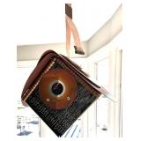 P - Birdhouse Sculpture of Computer Parts and Copper