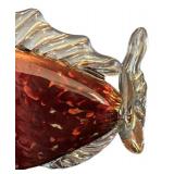 K - Artisan Hand Blown Art Glass Fish Sculpture, Signed