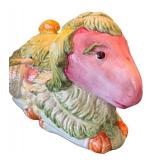 P - Majolica Lamb Soup Tureen