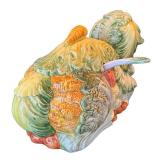 P - Majolica Lamb Soup Tureen