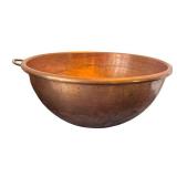 P - Vintage Copper Nesting Bowls - Set of 3 Round-Bottom