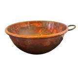 P - Vintage Copper Nesting Bowls - Set of 3 Round-Bottom