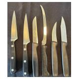 K - Wusthof Knife Block with Wusthof, Calphalon & Russell Knives