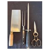 K - Wusthof Knife Block with Wusthof, Calphalon & Russell Knives