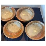 K - Seven Stoneware Pottery Bowls - Rustic Glaze
