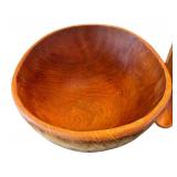 P - Vintage Wooden Bowls & Utensils