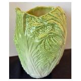 P - Lettuce & Cabbage Motif Ceramic Vase and Bowls