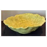 P - Lettuce & Cabbage Motif Ceramic Vase and Bowls