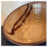 P - Studio Stoneware Pottery Bowl